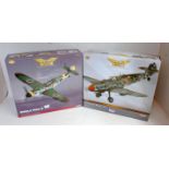 A Corgi Aviation Archive WWII 1/32 scale boxed aircraft group to include No. AA34901 Messerschmitt