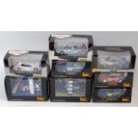 Eight various boxed Ixo and Onyx 1/43 scale racing diecasts to include a Great Britain Winner Subaru