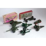 A collection of boxed and loose Britains vehicles and military equipment to include a boxed No. 9720