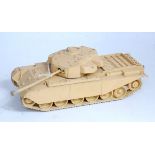 A Britains military series set No. 2154 Centurion tank finished in desert sand colour, missing