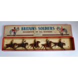 A Britains No. 8 Fourth Queens Own Hussars five piece gift set, comprising of five mounted