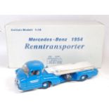 A CMC Exclusive Models No. M-036 Mercedes Benz 1954 Renntransporter car transporter 1/18 scale