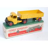 A Dinky Toys No.521 Bedford articulated lorry comprising yellow cab and chassis with yellow back and