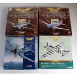 Eight various boxed mixed scale diecast aircraft to include Corgi Aviation Archive, Gemini Jets