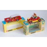 A Corgi Toys boxed TV related diecast group to include No. 808 Basil Brush's car, together with