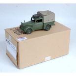 A CJB Military Models 1:32 scale white metal and resin hand crafted model of an Austin 10 HP utility