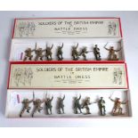 16 various Britains military release soldiers taken from Set Nos.1611-1615, all infantry men in