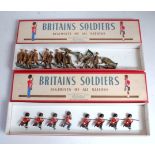 A Britains soldiers replica boxed set group, two examples to include set No.120 Coldstream Guards