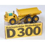 A Conrad NZG 2/50 scale boxed construction vehicle group to include an NZG No. 166 a DJBD300