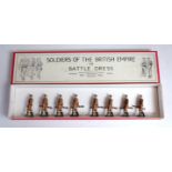 A Britains set No. 1250 The Royal Tank Corps, 1932 version comprising of marching officer together