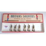 A Britains soldiers Regiment of all Nations set No. 80 White Jackets of the Royal Navy comprising of