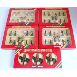 Ten various boxed Britains rainbow window boxed model soldier gift sets and single issues to include