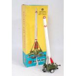 A Corgi Toys No. 1112 Corporal Guided Missile on Mobile Launcher comprising green and base metal
