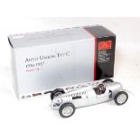 A CMC Exclusive Models No. M-034 1/18 scale model of an Auto Union type C 1936-37 race car,