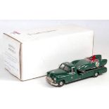 A Kenna Models 1/43 scale white metal and resin model of a standard Vanguard Lotus racing car