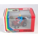 A Britains No. 9401 1/32 scale Honda TRX 300 all-terrain quad bike, appears as issued in the