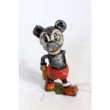 A Britains Disney characters with detachable heads model No. 16H Mickey Mouse, some paint loss,
