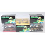 Eight various plastic cased Minichamps 1/43 scale F1 racing diecasts to include a Ralph Schumacher