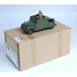 A CJB Military Models 1:32 scale white metal and resin hand crafted model of a standard beaver rat