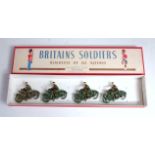 A Britains set 1791 Royal Signals Despatch Riders, comprising of four various examples sold in an