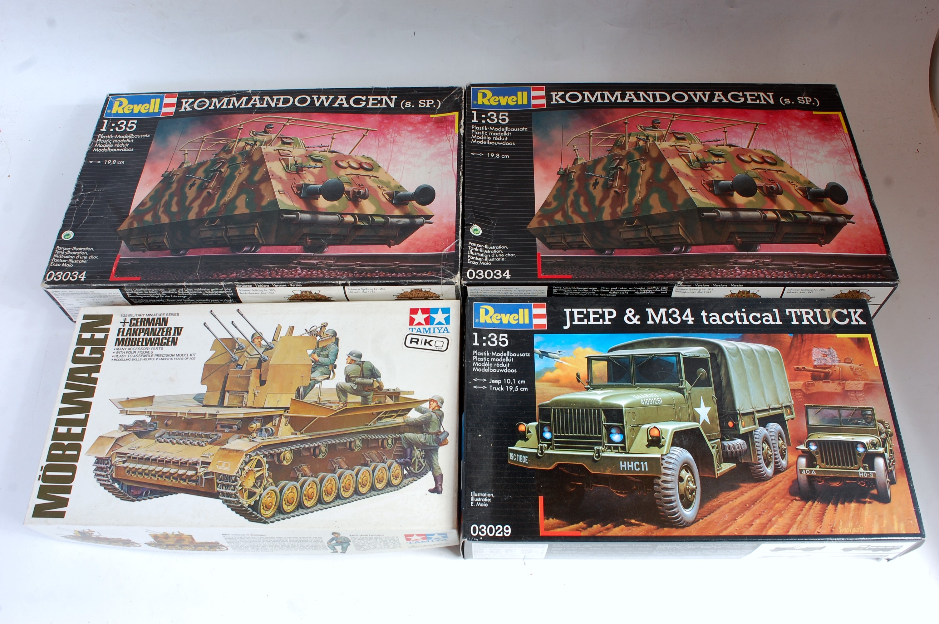 Ten various boxed Academy dragon Revell Tamiya and other mixed scale military kits to include a - Image 3 of 3