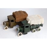 A Britains military series road transport group to include No.1433 pre-war British Army covered