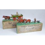 A Britains boxed Farm Series horse drawn farming implement and wagon group to include No. 5F farm