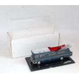 An SMTC white metal 1/43 scale factory built model of an Akuri Ecosse racing car transporter,