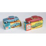 A Corgi Toys boxed saloon group to include No. 238 Jaguar Mk X comprising of metallic cerise body