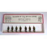 A Britains from set No. 1897 The Royal Army Medical Corps in battle dress with ambulance gift set,