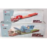 A Corgi heavy haulage boxed 1/50 scale diecast group to include No. CC12002 a Cadzow man king