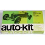 A Wills Finecast Vintage Autokit range white metal kit for a 1932 Alfa Romeo P3 racing car,