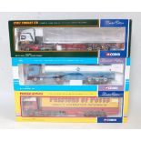 A Corgi 1/50 scale boxed road haulage diecast group, five examples, all appear as issued to