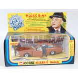 A Corgi Toys No. 290 Kojak's Buick comprising of metallic copper Buick with white interior and two