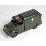 A Britains military series set No.1512 late series ambulance comprising of dark military green body,