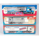 A Tekno boxed 1/50 scale road haulage diecast group to include a Tekno Scania 420 Intercooler 6-
