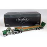 A Sword Precision Scale Models 1/50 scale boxed model of a Peterbilt 379 Daycab with Nelson Ramp