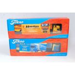 A Tekno 1/50 scale boxed road haulage diecast group, two examples to include model No. 084072 a