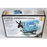 A Haynes Publishing Build Your Own Internal Combustion Engine plastic kit, appears as issued, in the