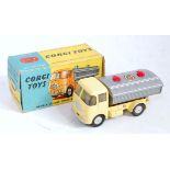 A Corgi Toys No. 460 ERF Neville cement mixer comprising yellow cab and chassis with spun hubs and