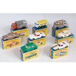 Eight various boxed Matchbox 1/75 series diecasts, mixed subjects to include commercial vehicles and