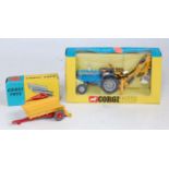 A Corgi Toys No. 72 Ford 5000 Super Major with trenching bucket attachment housed in the original