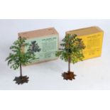 A Britains No. 58F new model tree boxed group, two examples both appear as issued with all