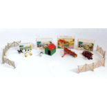 Seven various boxed Britains Farm Series picture pack gift sets to include Ref Nos. 5027, 5013x2,