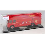 An ABC Modello Carlo Brianza 1/43 scale model of a 1971 107 Rolfo Ferrari race car transporter