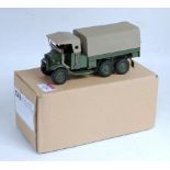 A CJB Military Models 1:32 scale white metal and resin hand crafted model of a Morris commercial CDF