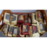 Approximately 30 various boxed Matchbox Models of Yesteryear to include mixed saloons, commercial