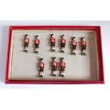 A Britains Historical Series set No. 1519 Waterloo period Highlanders with muskets, eight various