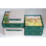 Five various boxed Britains Home Farm series white metal and diecast gift sets, all appear as issued
