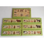 Seven various boxed Lilliput World Models miniature figure sets to include 3x L5, 2x L1, L2, and